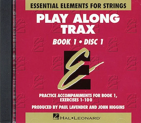 Essential Elements for Strings - Book 1 (Original Series) - Play Along Trax, Discs 1 & 2 (all exercises)