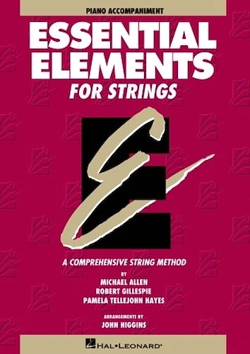 Essential Elements for Strings - Book 1 (Original Series) - Piano Accompaniment