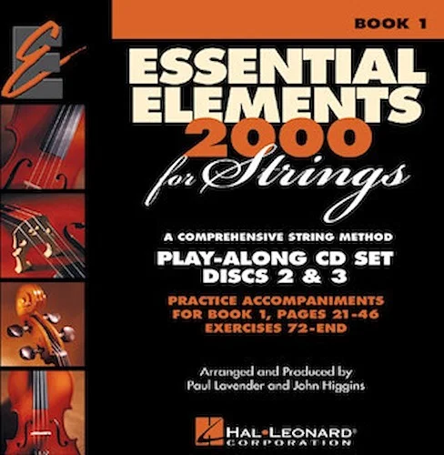 Essential Elements for Strings - Book 1 Play-Along CD Set - Discs 2 & 3 (Exercises 72-end)