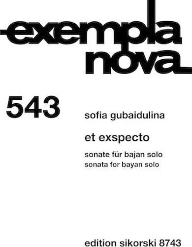 Et Exspecto - Sonata for Bayan Solo