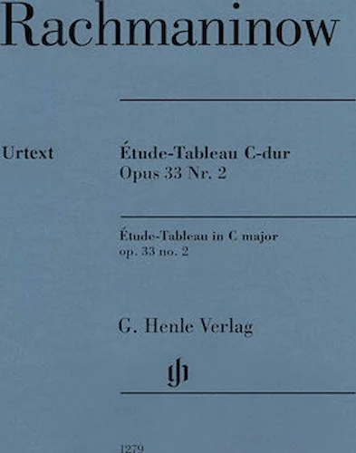 Etude-Tableau in C Major, Op. 33 No. 2