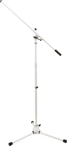 Euro Boom Microphone Stand (White) Image