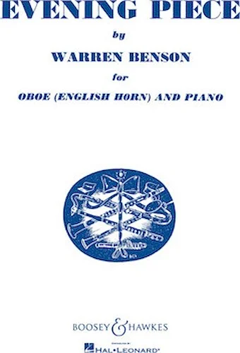 Evening Piece - for Oboe (English Horn) and Piano