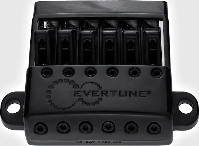 Evertune G Model 6 String Bridge for Gibson Style Guitars Black