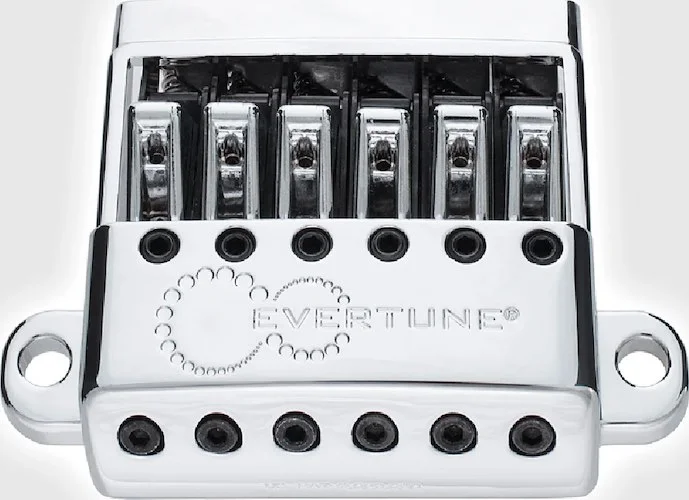 Evertune G Model 6 String Bridge for Gibson Style Guitars Chrome