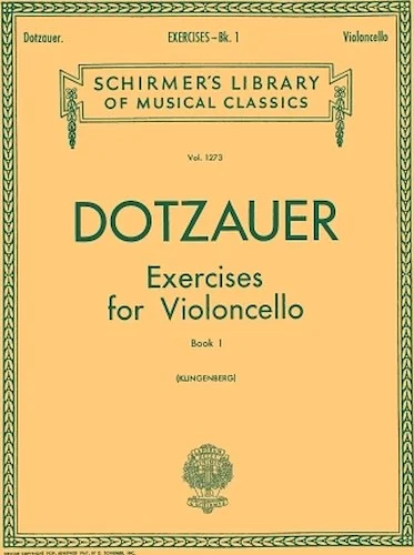 Exercises for Violoncello - Book 1
