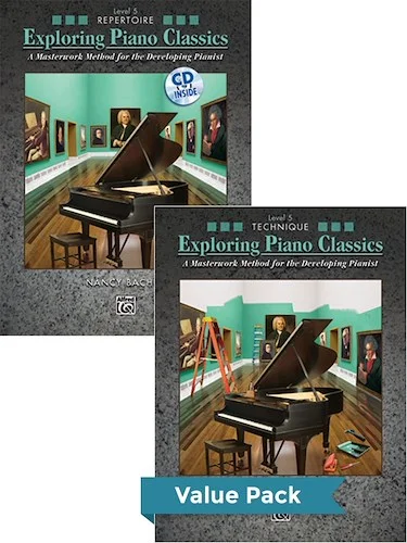 Exploring Piano Classics Level 5 (Value Pack): A Masterwork Method for the Developing Pianist