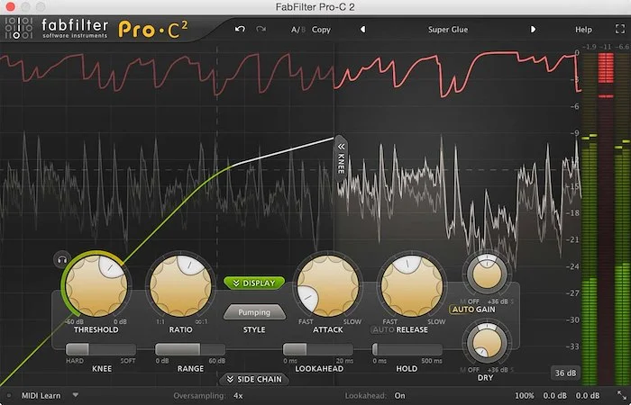 FabFilter Pro-C 2 (Download) <br>Professional mixing and mastering tools