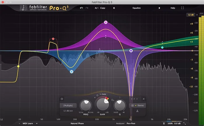 FabFilter Pro-Q 3 (Download) <br>Professional mixing and mastering tools