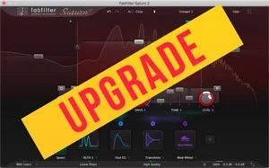 FabFilter Saturn 2 upgrade (Download) <br>Professional mixing and mastering tools