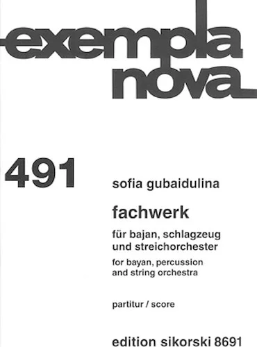 Fachwerk - Bayan, Percussion, and String Orchestra