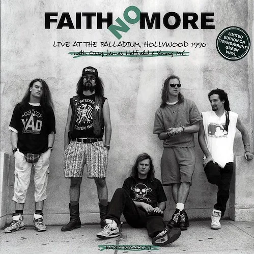 Faith No More - Live At Palladium, Hollywood 1990 (ltd. 500 copies made) (green vinyl)