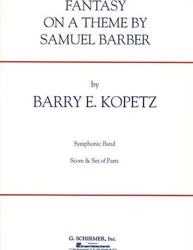 Fantasy on a Theme by Samuel Barber (ov. to The School for Scandal)