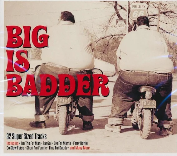 Fats Domino, Jimmy Witherspoon, Dinah Washington, Etc. - Big Is Badder: 32 Super Sized Tracks (32 tracks) (2xCD)