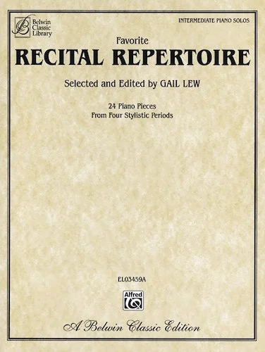 Favorite Recital Repertoire