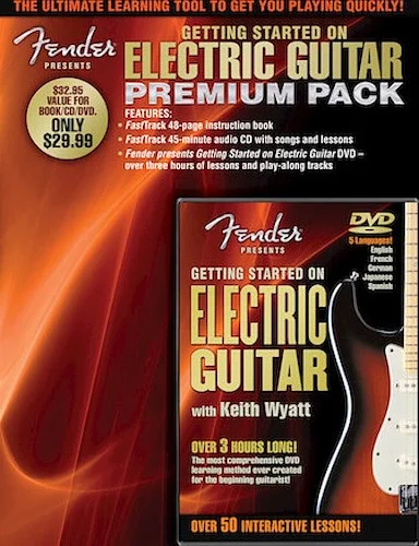 Fender Presents Getting Started on Electric Guitar - Premium Pack