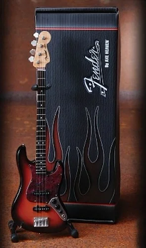 Fender(TM) Jazz Bass(TM) - 3-Color Sunburst - Officially Licensed Miniature Guitar Replica