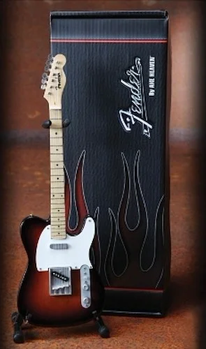 Fender(TM) Telecaster(TM) - Sunburst Finish - Officially Licensed Miniature Guitar Replica