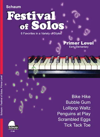 Festival of Solos: Primer Level Early Elementary Level