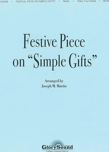 Festive Piece on 'Simple Gifts' Piano Duet