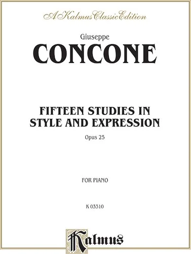 Fifteen Studies in Style and Expression, Opus 25