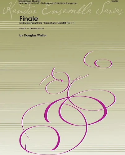 Finale (3rd Movement from "Saxophone Quartet No. 1") - (3rd Movement from "Saxophone Quartet No. 1")