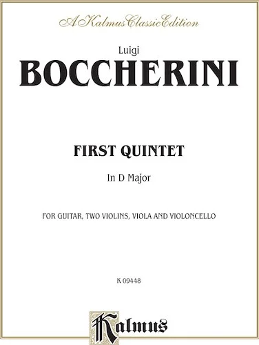First Quintet in D Major: For Guitar, Two Violins, Viola, and Cello