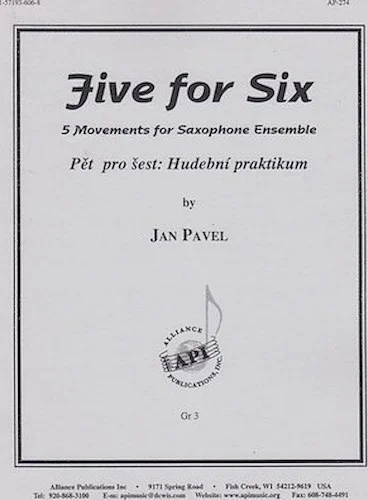Five For Six - Sax 6