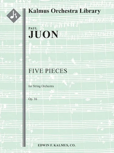 Five Pieces for String Orchestra, Op. 16<br>