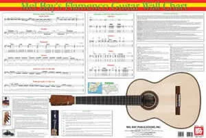 Flamenco Guitar Wall Chart