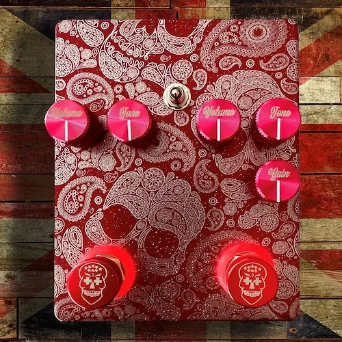 Flattley Boutique Effects Pedals Guitar Platinum Range - The Outlaw Dual Pedal, Plexi Overdrive with Clean Tone Booster