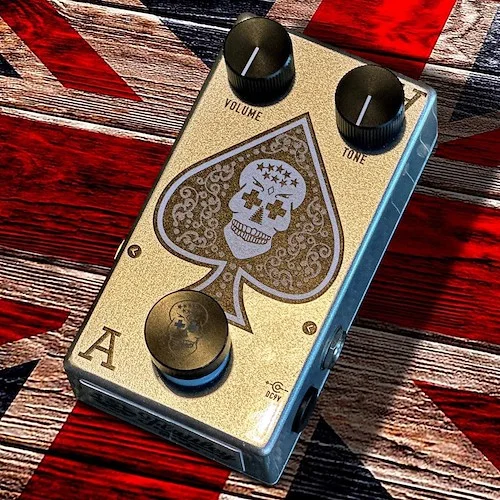 Flattley Boutique Effects Pedals Guitar Silver Range - Bass Ace Tone Boost