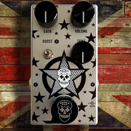 Flattley Boutique Effects Pedals Guitar Silver Range - Plexstar Plexi Drive Pedal