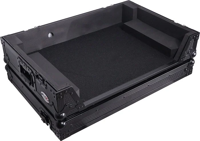Flight Case For RANE SYSTEM ONE Dj Controller Wheels Black on Black 1U