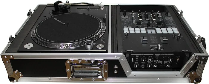 Flight Case for Single Turntable In Battle Mode & 10 Inch or 12 Inch Mixer