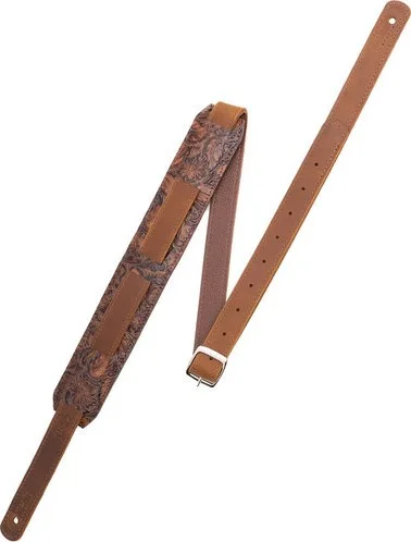 Florentine Leather Saddle-Style Strap - Brown