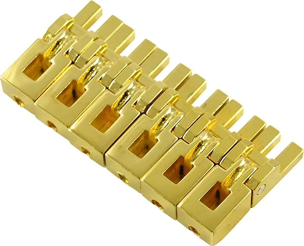 Floyd Rose Original Bridge Saddle Set Gold