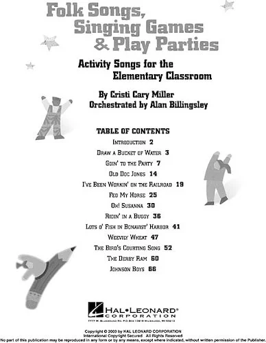 Folk Songs, Singing Games & Play Parties (Collection) - Activity Songs for the Elementary Music Classroom
