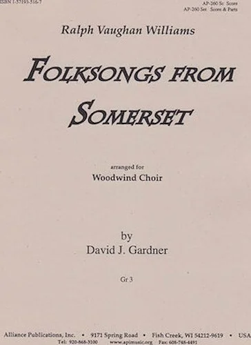 Folksongs From Somerset - Ww Chr - Set