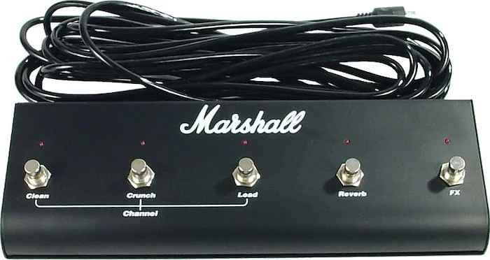 Footswitch - Marshall, 5 Button with LED