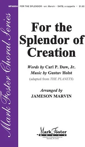 For the Splendor of Creation
