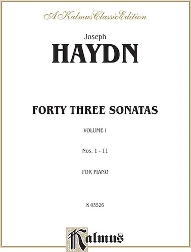 Forty Three Sonatas, Volume I (Nos. 1-11)