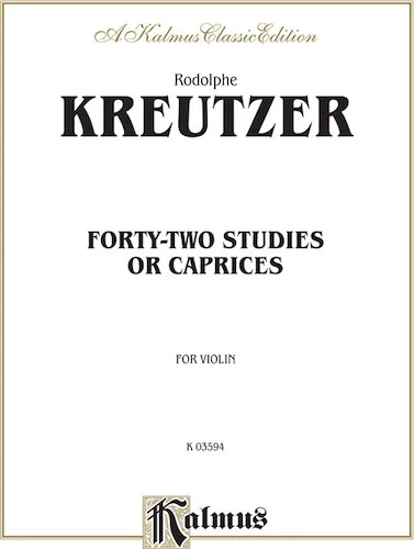 Forty-two Studies or Caprices