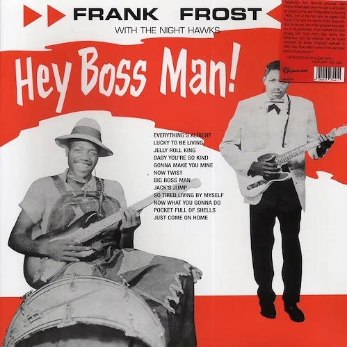 Frank Frost With The Night Hawks - Hey Boss Man! (ltd. 500 copies made) (clear vinyl)