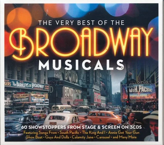 Fred Astaire, Gene Kelly, Dick Van Dyke, Doris Day, Etc. - The Very Best Of Broadway Musicals (60 tracks) (3xCD) (deluxe 4-fold digipak)