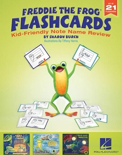 Freddie the Frog  Flashcards - Kid-Friendly Note Name Review