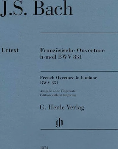 French Overture in B Minor BWV 831