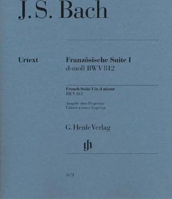 French Suite I in D Minor - BWV 812 Revised Edition