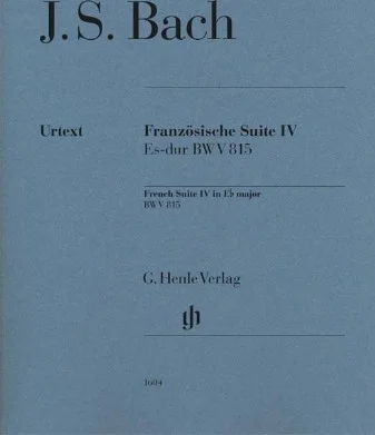French Suite IV E-Flat Major - BWV 815 Revised Edition
