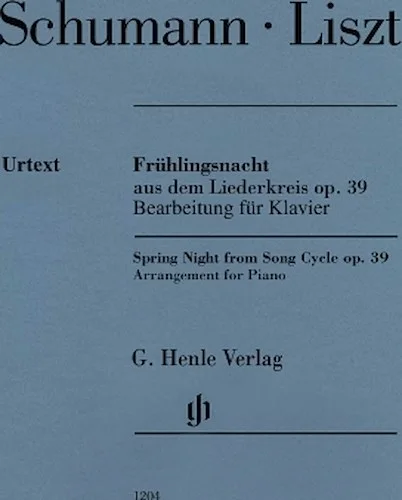 Fruhlingsnacht (Spring Night) from Liederkreis, Op. 39